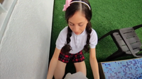 Natalia Alvarado X - Daddy daddy do you like it like that？ My stepdaughter dressed as a schoolgirl fucks me without a con [ph638930c431853].mp4