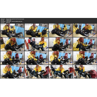Hazmat Suit and Wet Suit Threesome