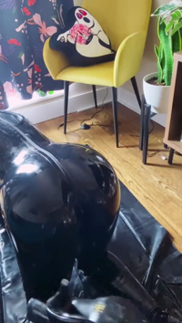 Amateur Rubber Slut Plays with her Ass.mp4