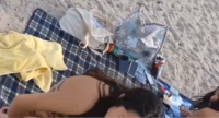 asian beach caught