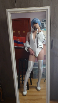Rei Ayanami Neon Genesis Evangelion Shemale Cosplay by xiaoyingQAQ