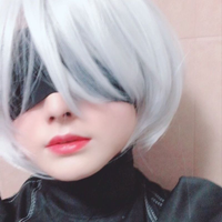 2B Nier Automata Shemale Cosplay by hazukiotokonoko