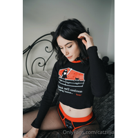 [OnlyFans] Catziilla - Goth Cat (Pasties &amp; Fishnets) [2022-04-27]
