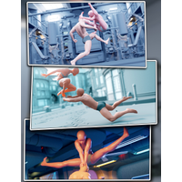 Agile and Amazing Dodging Poses, Combat Poses Series