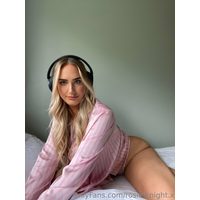 rosie.knight.x headphones pajamas teaser set