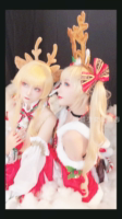 爆机少女喵小吉&amp;花音栗子 - 圣诞特辑 [87P2C2V-2.15GB]