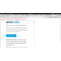 Clickjacking Vulnerability