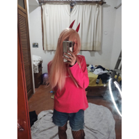 Power Chainsaw Man Shemale Cosplay by ZBoywife56338