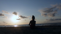 Rosie Beach sunrise yoga