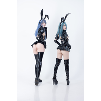 14. Latex Bunny Twins