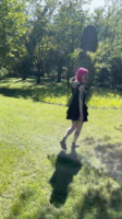 Short video - walking upskirt