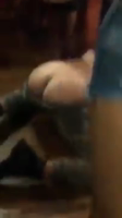 2 girls strip naked in bar