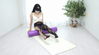 darayoga  flexible enough to lick her own pussy