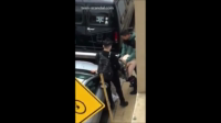 Teen caught getting threesome on the streets in the morning