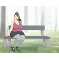 Lewdua 2021.05 Nataha and Alice in the park